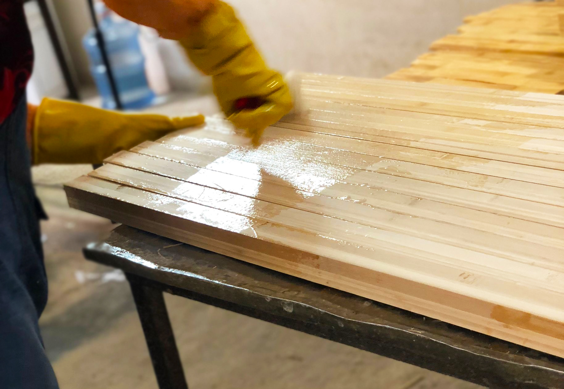 接着（糊付け）